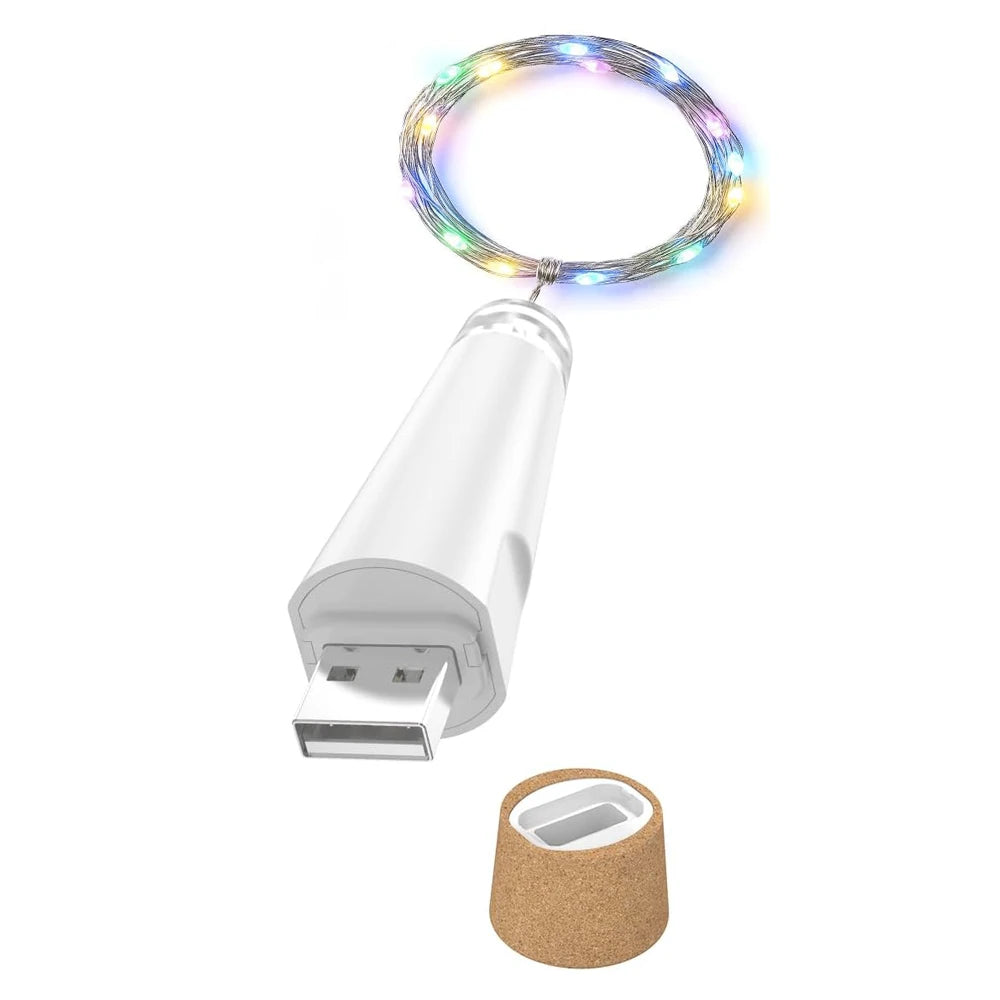 guirlande lumineuse led blanc cuivre moderne décoration intérieure adhésive rechargeable usb