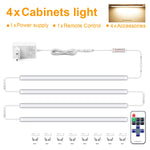 barres lumineuses led blanc modernes 12v 30cm 40cm 50cm télécommande adaptateur secteur
