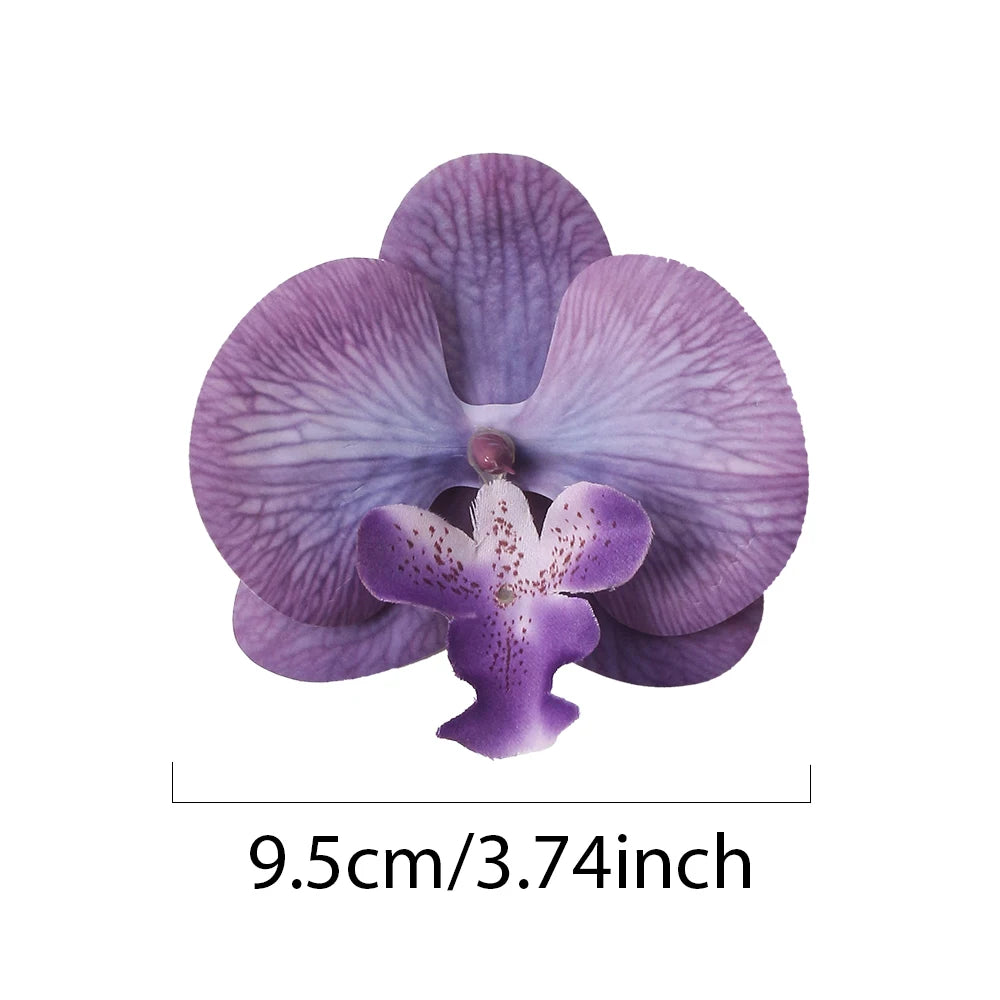 fleurs artificielles orchidées clips décoration mariage intérieur composition florale maison