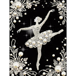 tableau décoratif motifs floraux strass or élégant art décoratif diy adulte modernes incluséesOpaqueFlyGirlElves