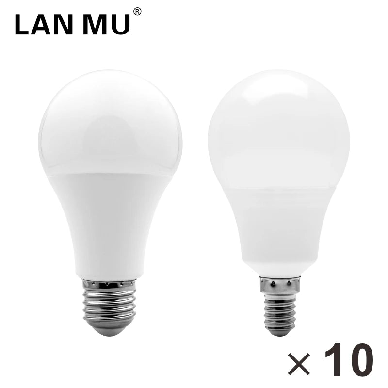 lot ampoule led culot e27 blanc mat moderne éclairage intérieur salon chambre maison
