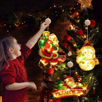 Lampe de Noël bonhomme de neige LED décoration intérieure