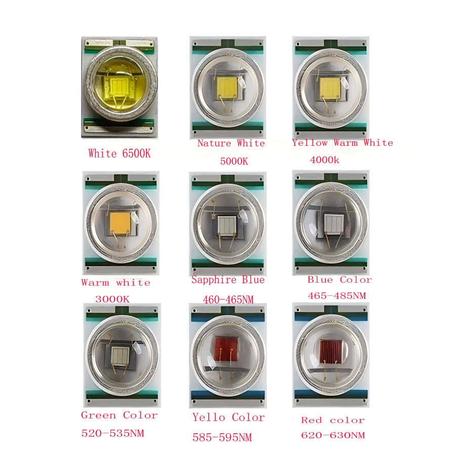 LED haute puissance 3W blanc neutre rouge vert bleu saphir jaune chaud moderne pièces
