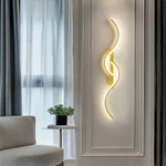 Détail de l'applique murale minimaliste avec éclairage LED