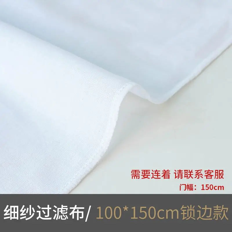 serviettes lingettes toile fine tissu respirant polyester beige clair blanc classique