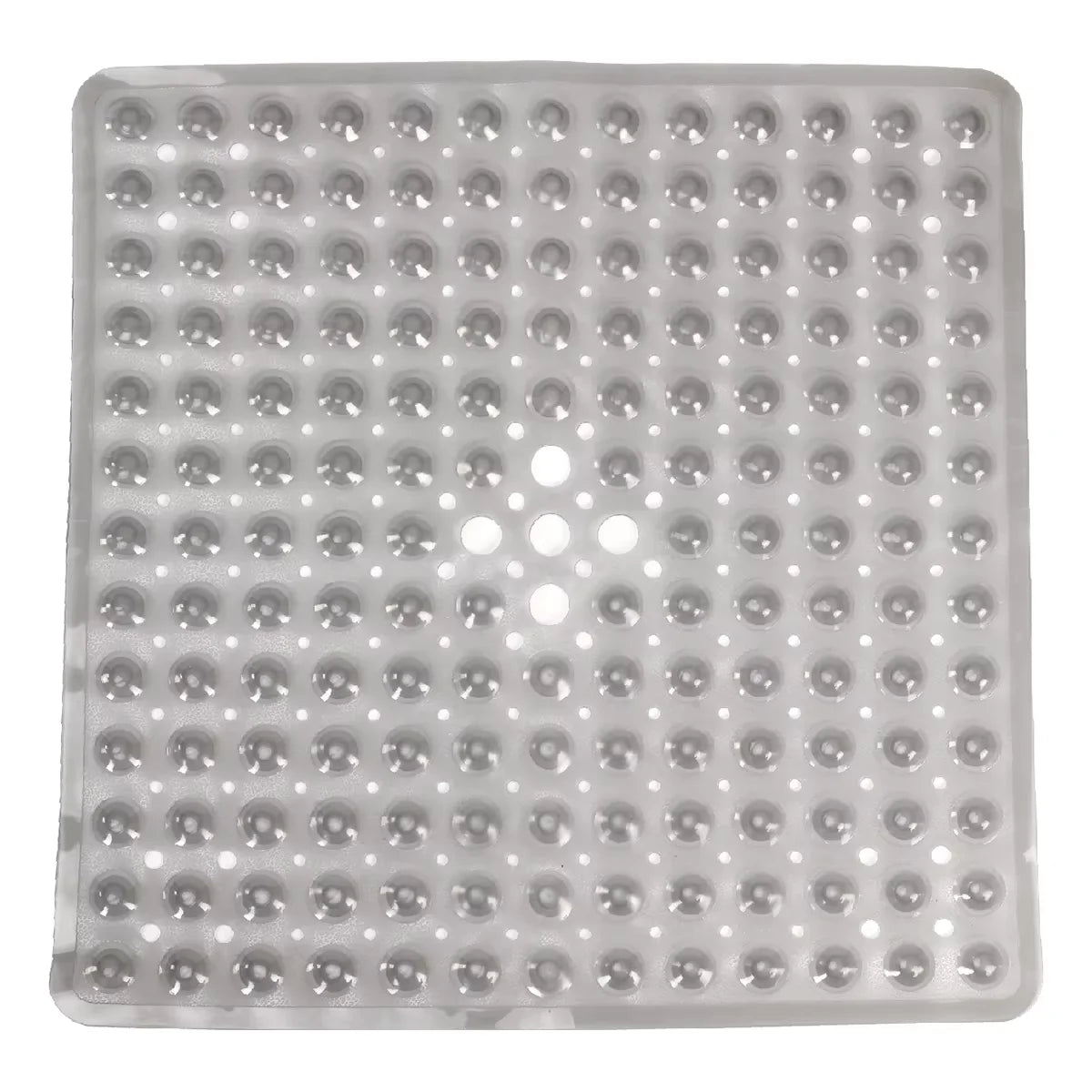 tapis douche moderne perforé drainage anti dérapant salle bain gris clair vert rose suctionolvable