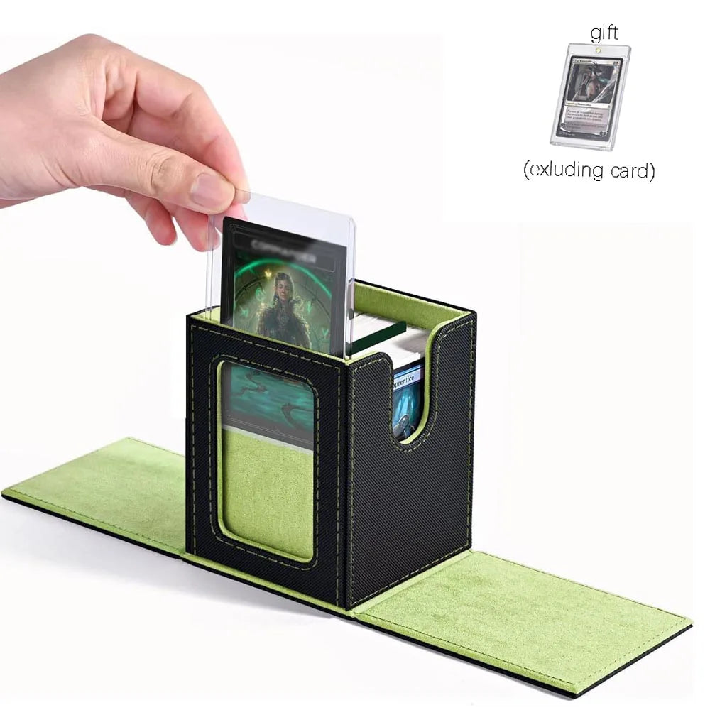boîte cartes cuir moderne noir rose respectueux environnement rechargeable organisateur jeux