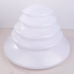 assiettes blanches rondes modernes opaques maison cuisine salle manger set table vaisselle