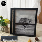 cadre photo bois naturel classique 10x15cm 15x20cm 20x59cm pièces texture arbre noir blanc