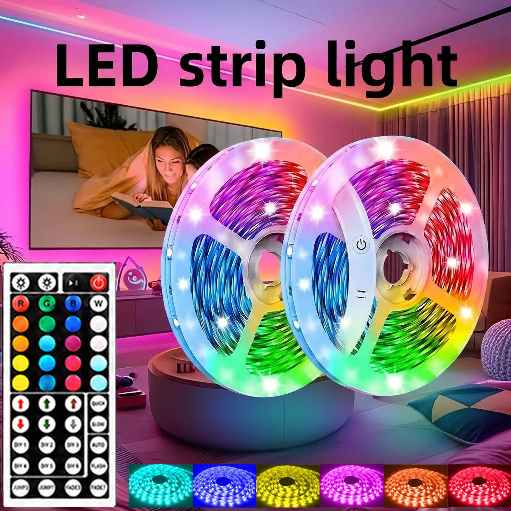 ruban led multicolore 5v ir controle 44 touches 10m 20m 30m adhésif moderne télécommande