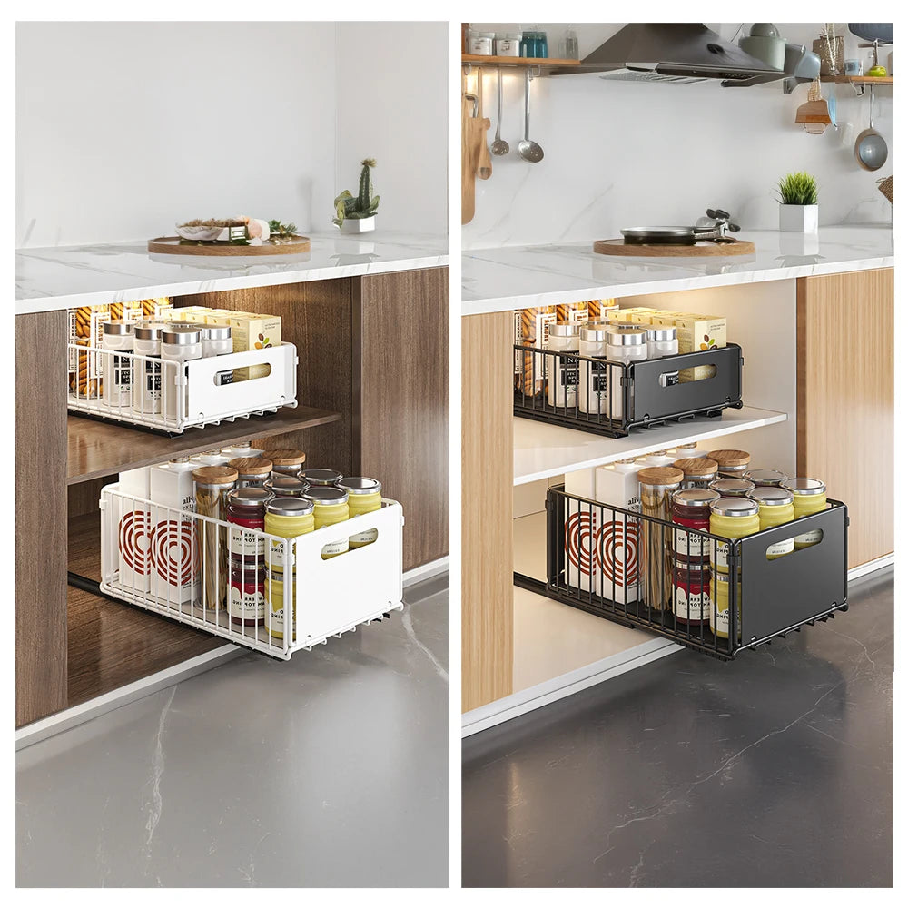 caisse rangement blanc moderne grille ronde acier fixations jars conservation double couche