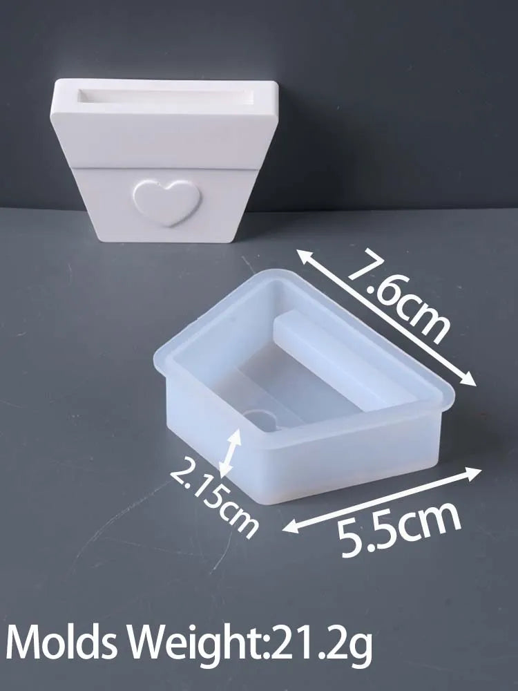 porte carte silicone forme fleur moderne blanc adhésif minimaliste motifs floraux légèrement rugueux