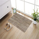 tapis gris clair antidérapant aspect bois moderne porte extérieur imperméable sol maison