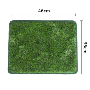 tapis herbe artificielle chien balcon patio moderne adhésif respirant vert 46x71 46x58 36x46