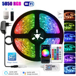 ruban led multicolore rgb wifi 12v 5m 15m 20m moderne télécommande application