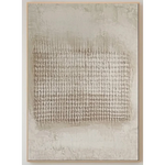 Tableau abstrait contemporain beige texture gris lignes horizontales 50x70cm 40x60cm 30x40cm 20x30cm 55x80cm