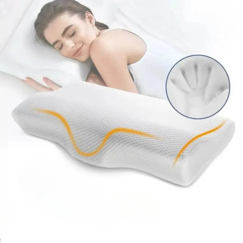coussin ergonomique blanc contour ondulé maille perforée petite taille grande taille