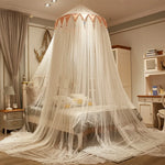 Moustiquaire dôme polyester pour lit bébé romantique, déco et protection