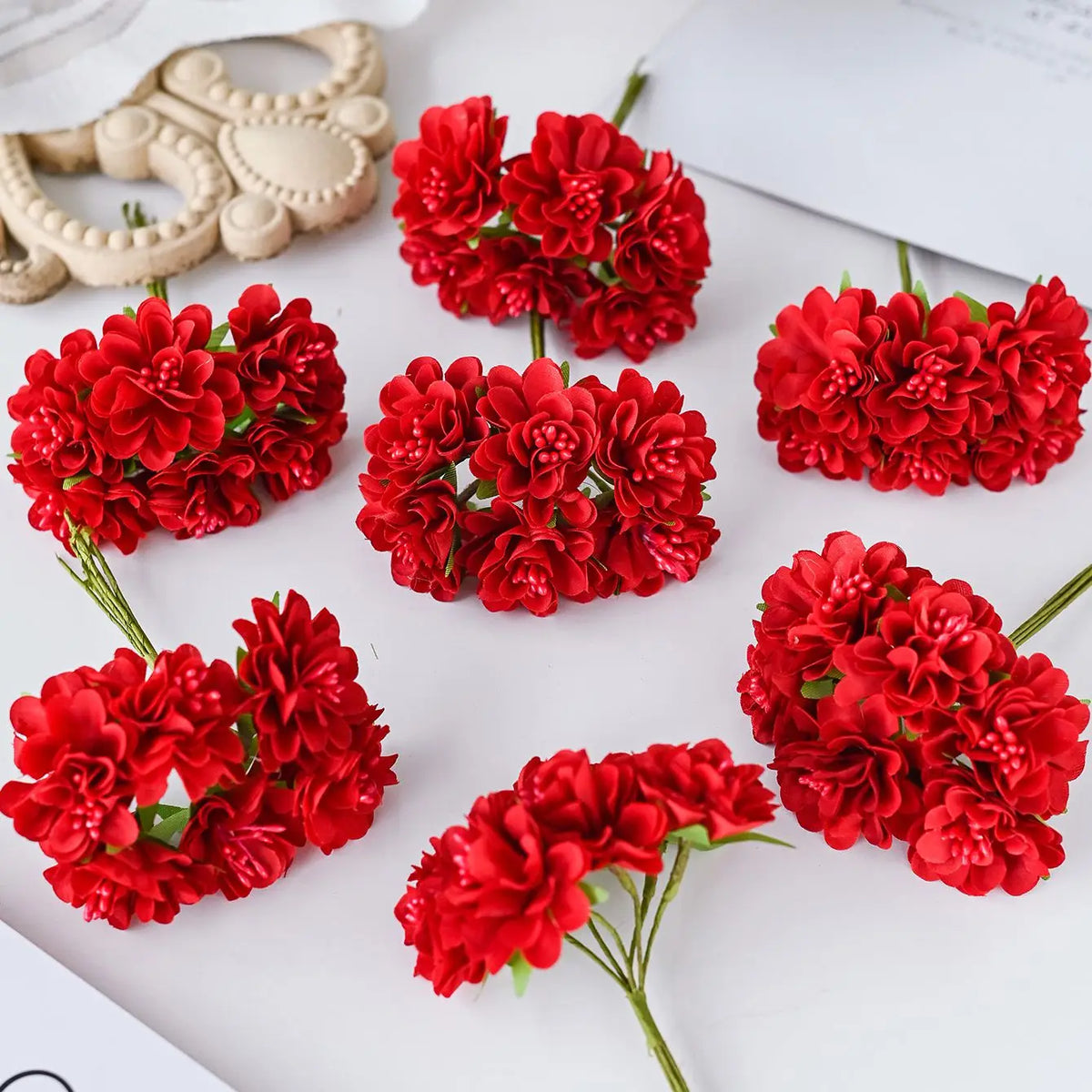 bouquets fleurs artificielles mixte couleur intérieur décoration mariage anniversaire baby shower festive