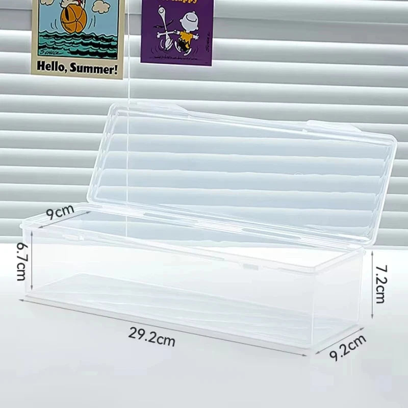 boîte rangement cartes transparente séparateurs réglables poignées moderne réutilisable respectueuse environnement articles divers organiser