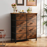 armoire moderne commode blanc tiroirs métal texture bois rangement chambre coucher
