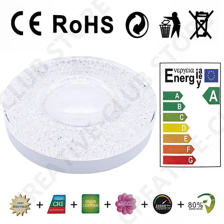 plaque lumière led blanc translucides moderne vis fixation 24w 36w 48w ac85265v