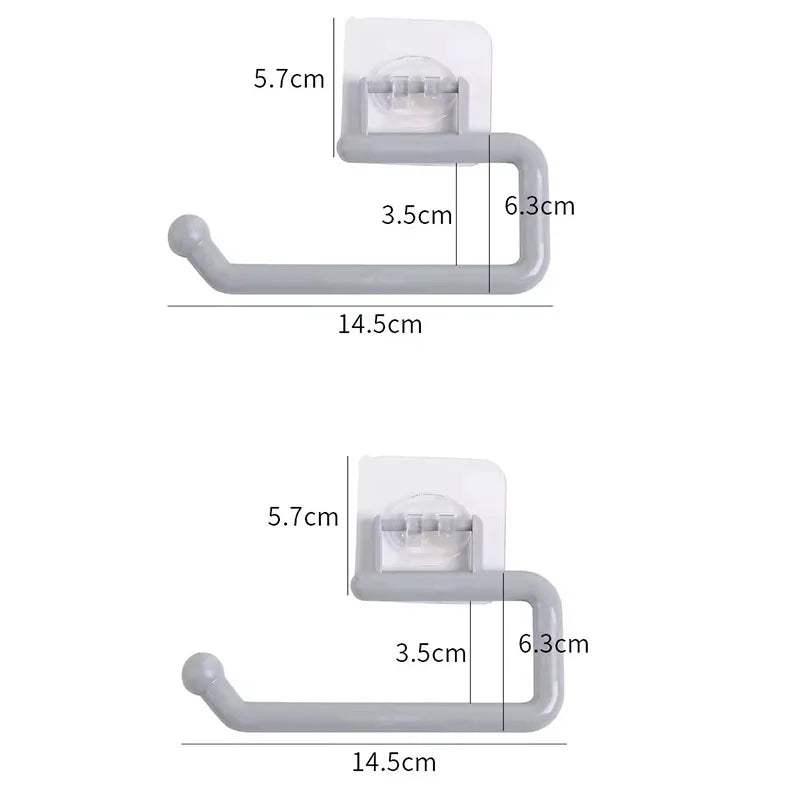 porte serviettes blanc adhésif moderne acier inoxydable fixe mural salle bain 65g