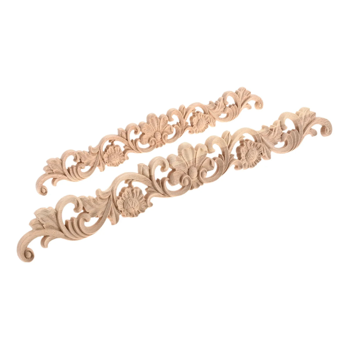 applique murale bois sculpté floral classique baroque fixations meuble décoration intérieure élégante sophistiquée