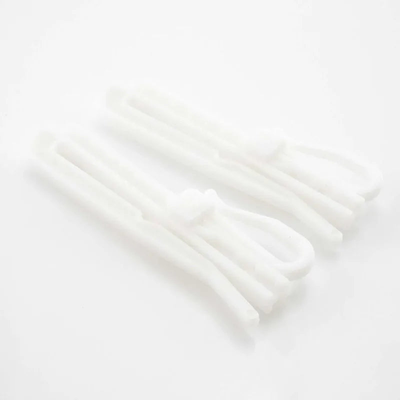 anneaux rideau blancs clips fixation 7cm 8.5cm accessoires rideau visibles modernes fonctionnels