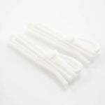 anneaux rideau blancs clips fixation 7cm 8.5cm accessoires rideau visibles modernes fonctionnels