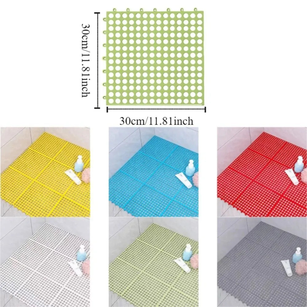 tapis sol perforé gris blanc vert rose jaune moderne animal compagnie découpe soi même