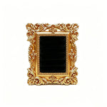 support bijoux or vert blanc ornements baroques velours classique baroque