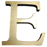 lettres alphabet dorées acrylique 3d autocollant mural décoration maison chic classique mat