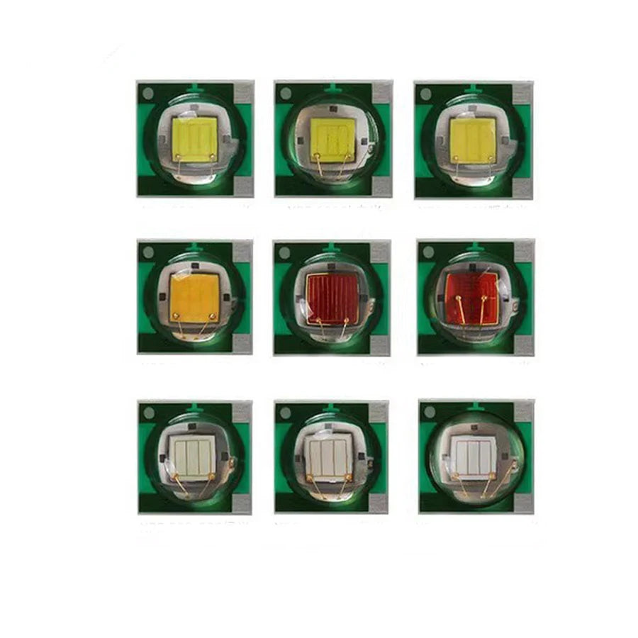 diodes led 3w jaune rouge vert bleu saphir blanc chaud froid moderne technologique 10pcs