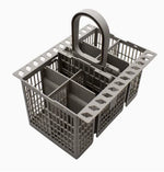 panier vaisselle multifonctionnel gris compartiments modernes lave vaisselle fourchettes cuillères rangement pratique