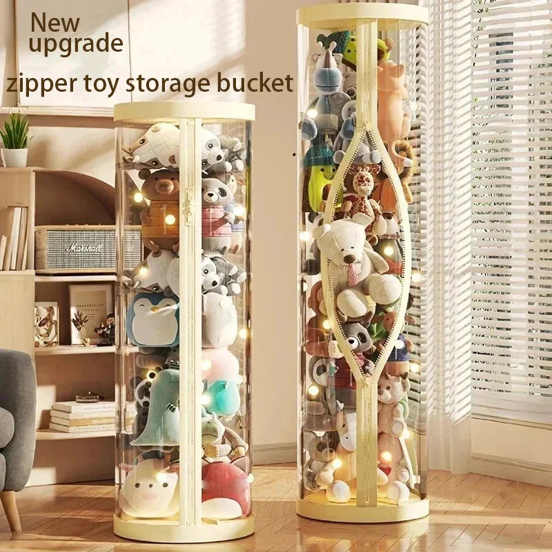 boîte rangement jouets transparent moderne rose clair pliable respectueux environnement haute qualité personnalisation enfant