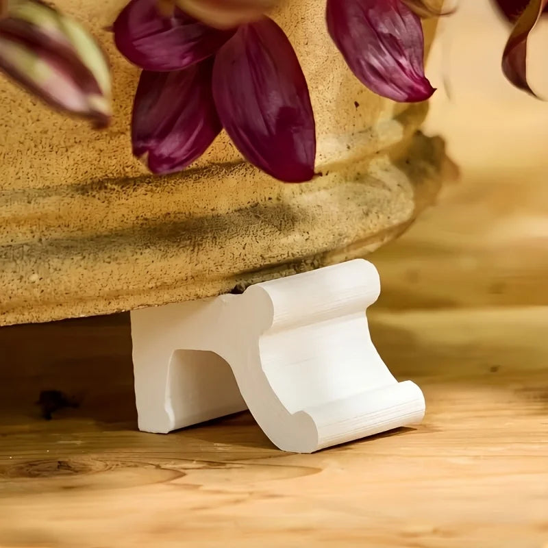 supports pots fleurs noirs modernes plantes pot set opaques