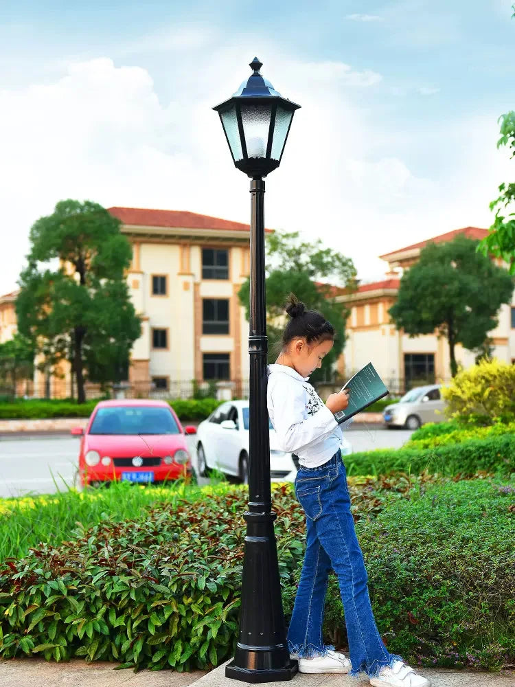 lumière rue extérieure or noir ip65 led moderne classique éclairage public ac 110v 240v
