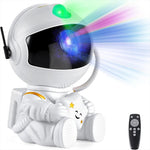 projecteur d'étoiles astronaute blanc moderne télécommande aimant ludique chambre enfants nébulosité led decoration chambre