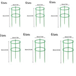 supports plante plastique vert moderne clips orchidées roses 12 sets 18 sets 24 sets