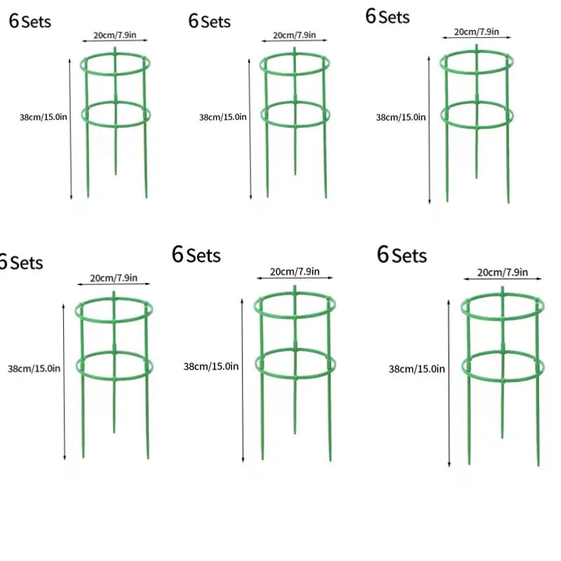supports plante plastique vert moderne clips orchidées roses 12 sets 18 sets 24 sets