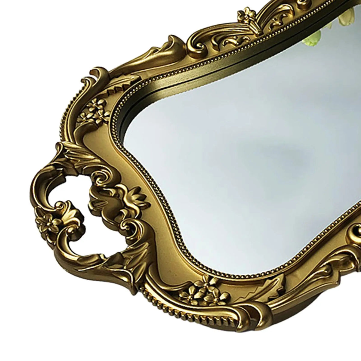 miroir doré ornements baroques complexe classique décoration intérieure sophistiquée chambre salon