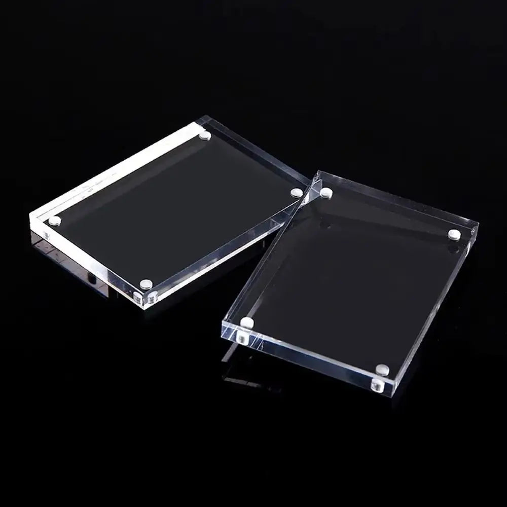 cadre photo transparent moderne clips photo chambre décoration maison durable