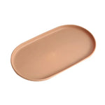 assiettes ovales silicone blanc beige moderne minimaliste empilables multifonctionnelles nhà bếp