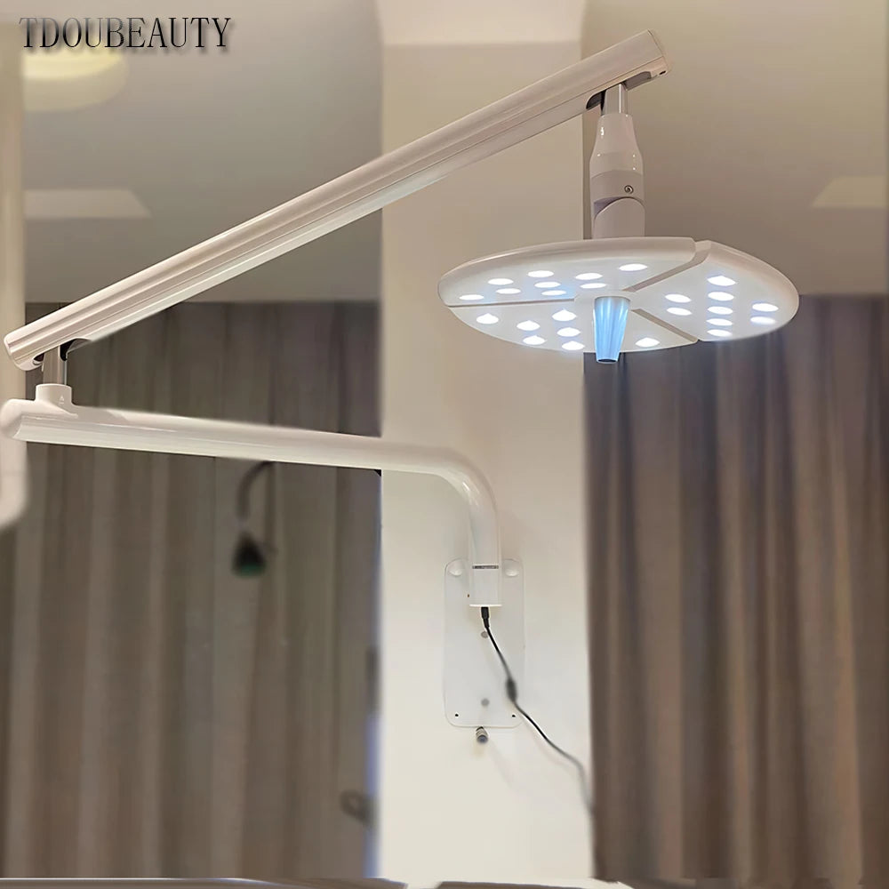 lampe chirurgicale blanc moderne fixation murale interrupteur tactile 30cm diamètreclinic usage