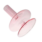 supports bougies rose transparent moderne minimaliste sans motif décoration intérieure chandelles mariage tables