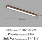 lampe led moderne finition bois blanc noir chambre cuisine salle manger