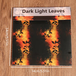 papier decoratif feuilles noires fond sombre feuilles blanches fond clair artisanal noir orange gris