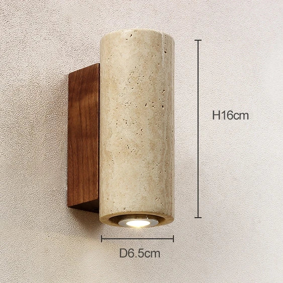 lampe murale moderne pierre marbrée beige brun clair interrupteur câble électrique 249 2000 lumens