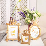 cadre photo or coeur résine décoration européenne chambre mariage bébé floral sculpté baroque élégant